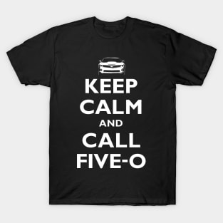 Keep Calm and Call Five-O (White) T-Shirt